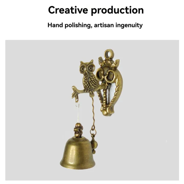 Animal%20Door%20Bells%20Metal%20Iron%20Bells%20Wind%20Chime%20Wall%20Hangings%20Owl%20Shapes%20Vintage%20Nostalgic%20Style%20-%20Image%205