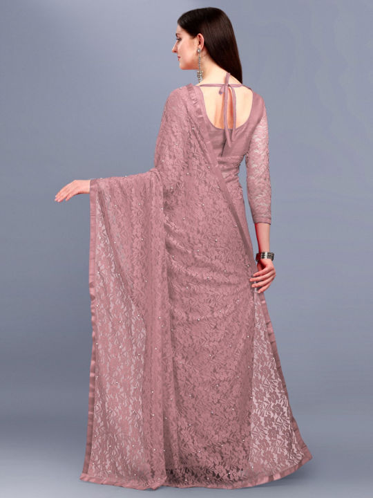Saree%20For%20Women%20All-Season%20Net%20Bollywood%20Self%20Design%20Party%20Style%20Multiple%20Colors%20-%20Image%203