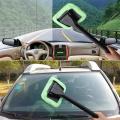 New Car Window Cleaner Brush Kit Windshield Cleaning Wash Tool Inside Interior Auto Glass Wiper With Long Handle Car Accessories. 
