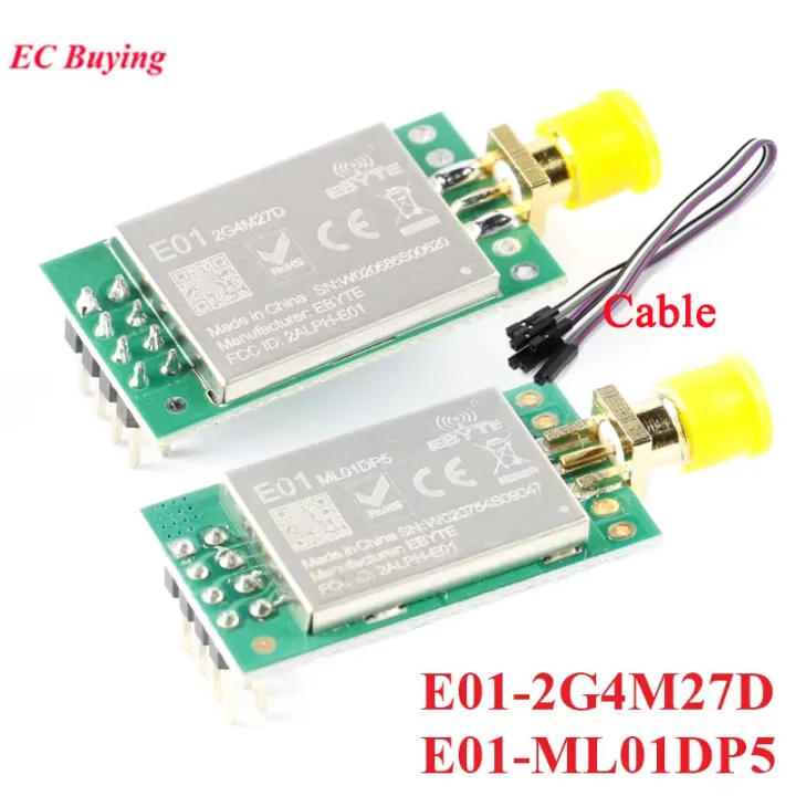 nrf24l01%20E01-ML01DP5%20E01-2G4M27D%202.4G%20nRF24L01P+PA+LNA%20Long%20Range%202500m%205000m%20RF%20Wireless%20Transceiver%20Receiver%20Module%20Board%20-%20Image%206