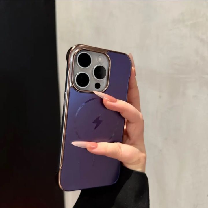 Cover%20G%20Back%20Plate%20Shockproof%20Lens%20Protection%20A%20Plus%20ro%20Max5%2014%201e%2016%201%20iPhon%20PC%20Magnetic%20Plating%20Frameless%20Hard%20Phone%20Case%20for%203%2012%20P%20-%20Image%207