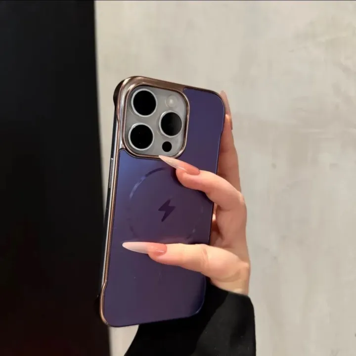 Cover%20G%20Back%20Plate%20Shockproof%20Lens%20Protection%20A%20Plus%20ro%20Max5%2014%201e%2016%201%20iPhon%20PC%20Magnetic%20Plating%20Frameless%20Hard%20Phone%20Case%20for%203%2012%20P%20-%20Image%207