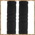 Kqueebee 1 Pair for Bike Bicycle Handle Handlebar Soft Sponge Bar Grips Black. 