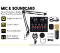 BM-800 Condenser Microphone Set with V8 Sound Card – Ideal for Studio Recording, Streaming & Gaming. 