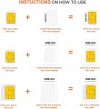 4 in 1 Sim Card Adapter Kit (Micro, Nano and Standard Sim). 