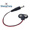 TZT 90 DC 9V Battery button power plug for Arduino Mega 2560 1280 UNO R3 132 9V battery buckle. 