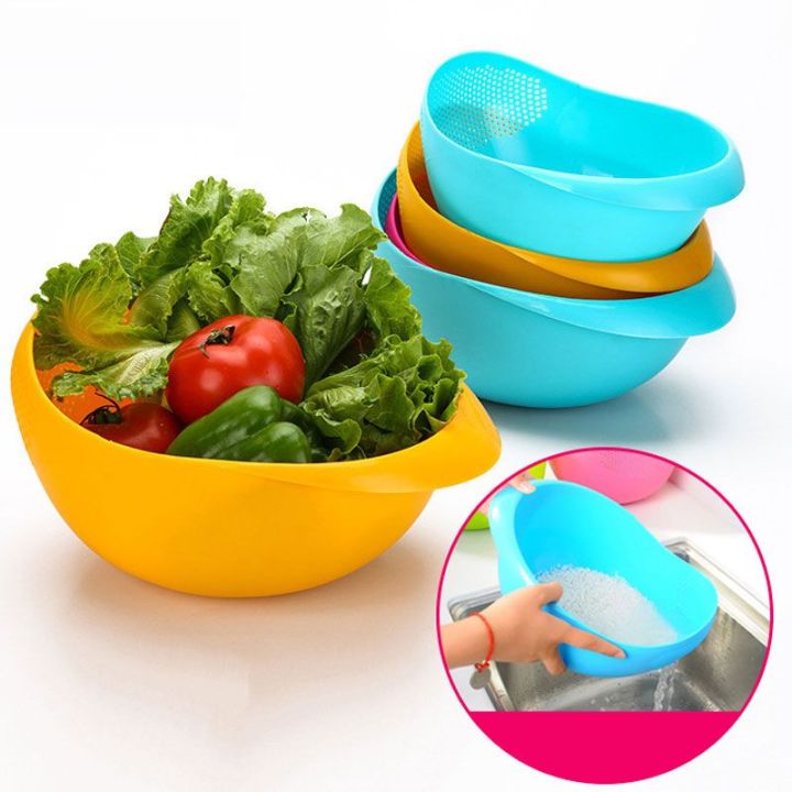 Rice%20&%20Vegetable%20Washer%20Colander%20-%2031Cm%20X%2024Cm%20X%2018Cm%20-%20Multi-Color%20-%20Image%203