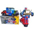 Transformers Optimus Prime Toy Autobot Automatic Robot To Truck Converting Light And Music Truck Toy For Kids. 