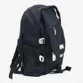 Black Polyester Korean Front Pocket Design Unisex Bagpack. 