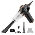 Integrated Handheld 120W High Suction Car Vacuum Cleaner LCD Display 4500Pa High Power Wireless Vacuum Cleaner Dust Removal Dual Use Cordless Vacuum Cleaner Household Use. 