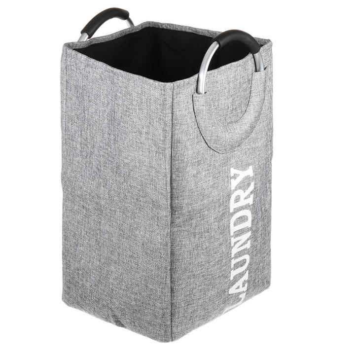 Portable foldable Oxford laundry storage basket bag