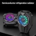 DL05/DL06 Mobile Phone Radiator 9 Blade Digital Display Portable Back Clip Phone Cooling Fan Cooler for Smartphone. 