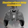 AK66 Pubg Controller Six Finger Gamepad Pubg Mobile Game Controller Free Fire Key Button Joystick Gamepad L1 R1 Trigger for PUBG. 