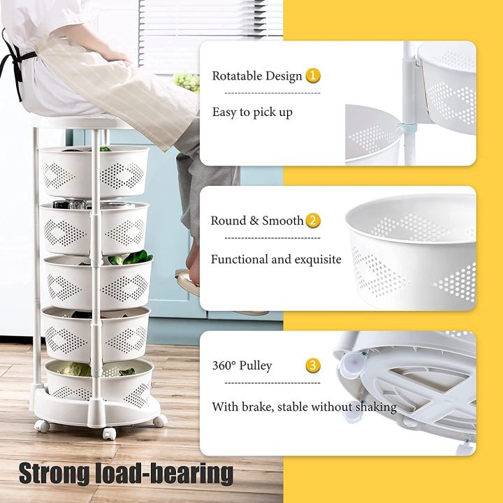 5%20Layer%20Plastic%20Round%20Rotating%20Fruit%20Vegetable%20Kitchen%20Home%20Storage%20Basket%20Shelf%20-%20Image%208