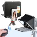 Portable Teleprompter For Mobile & Camera With Remote Control. This Prompter Reader Telepromter  Is Versatile Use  & Folded In 1 Second.. 