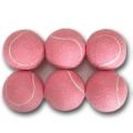 NXFDSIOZ 24Pcs Pack Pink Tennis Balls Wear-Resistant Elastic Training Balls 66mm Ladies Beginners Practice Tennis Ball for Club. 