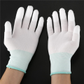 ARELENE 3 Pair ESD PC Computer Working Anti-Skid Anti Skid Anti-Static White Gloves New. 