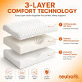Neutrofit Orthopedic Memory Foam Cervical Pillow – Ergonomic Neck & Spine Support. 