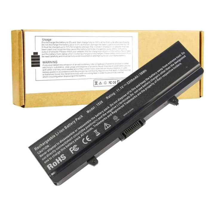 Battery Dell Inspiron 1525 1526 1545 PP29L PP41L PN GW240 RN873 GP952 M911G X284G K450N RU586 G555N 0F965N OF965N XR693 C601H D608H GW252 HP297