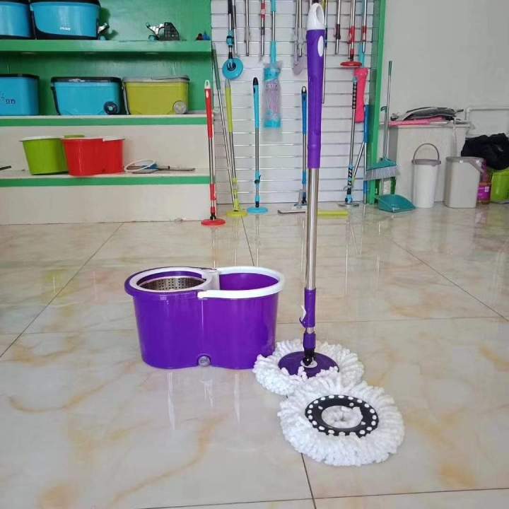 Easy%20Magic%20Floor%20Cleaning%20360%C2%B0%20Spin%20Bucket%20Mop%20Set%20With%20Dual%20Mop%20Heads%20And%20steel%20round%20-%20Image%203
