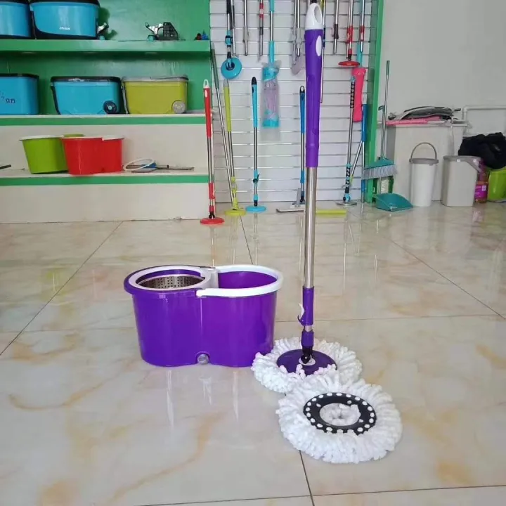 Easy%20Magic%20Floor%20Cleaning%20360%C2%B0%20Spin%20Bucket%20Mop%20Set%20With%20Dual%20Mop%20Heads%20And%20steel%20round%20-%20Image%203