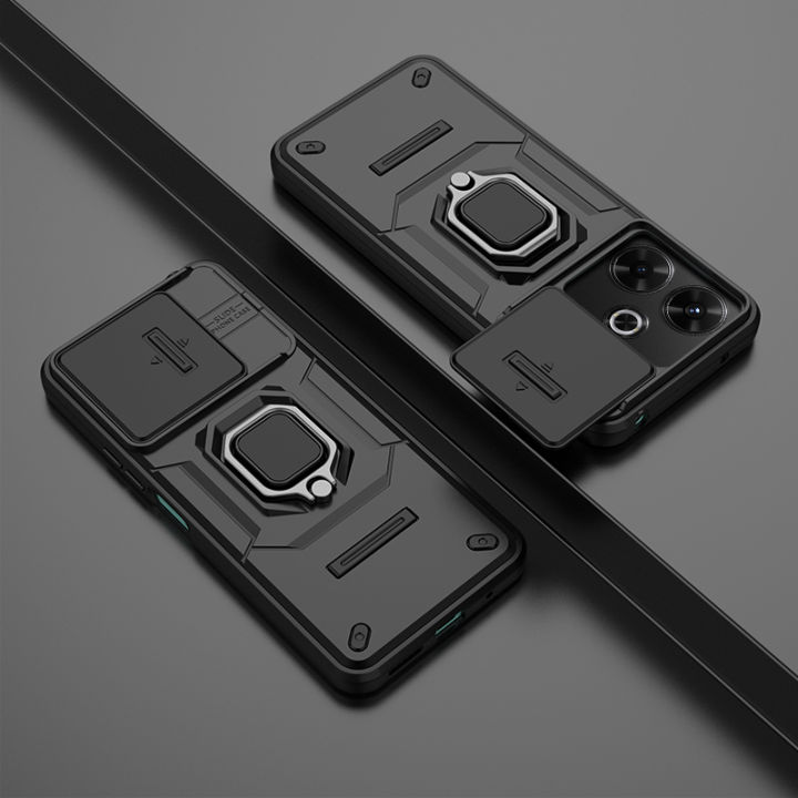 Vantime%20Case%20for%20Xiaomi%20Redmi%2013%20/%20Poco%20M6%204G%20Rugged%20Impact-resistant%20Sliding%20Cover%20Hard%20Stand%20Back%20Casing%20-%20Image%205