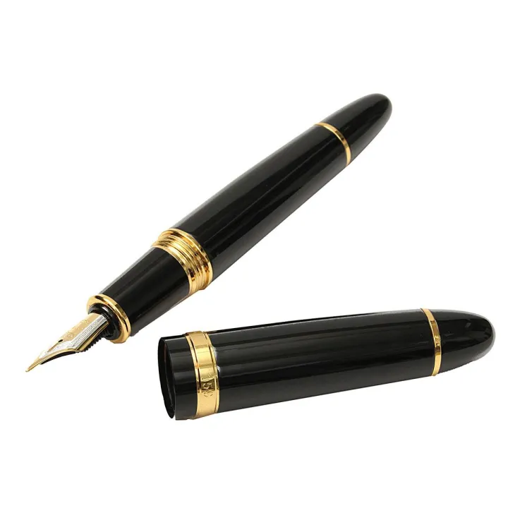 Jinhao%20159%20Vivid%20Office%20Fountain%20Pen%20Black%20Lacquered%20Gold%20Trim%20And%20Medium%20Nib%20-%20Image%205