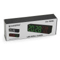 Digital Alarm Wall Clock (White) Led Rectangular Mirror Snooze Temperature Date Display DS-3818L || Perfection in the measurement of time, temperature and humidity || Sold By Watch House. 