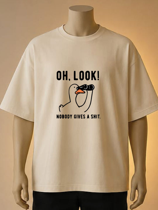 Oh,%20Look!%20Funny%20Duck%20Printed%20Red%20T-Shirt_Maroon,%20Cream,%20White%20-%20Image%202