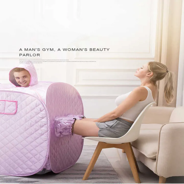 Portable%20Steam%20Sauna%20for%20home,%202L%20900W%20220V,%20portable%20therapy,%20Detox,%20slimming%20machine,%20%20Two%20People%20Portable%20Sauna%20Steam%20Bag%20For%20Travel%20/%20Colour:%20Golden%20-%20Image%203