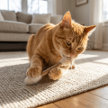 Creative Large Size Cat Grinding Biting Stick Cotton Swab Shaped Durable Giant Cotton Swabs Cat Toys Bite Resistant Kitten Chew Sticks Boredom. 