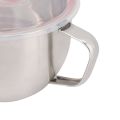 Practical 304 Stainless Steel Noodle Bowl 1300ml Lunch Box Food Storage Container For Camping. 