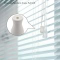 12 Pack Window Blind Wood Cord Knobs Wooden Hanging Ball Blind Small Pendants Pull End for Blinds or Shades White. 