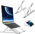 Aluminium Alloy Adjustable Laptop Stand For 10 to 17 Inches Laptop/Tab. 