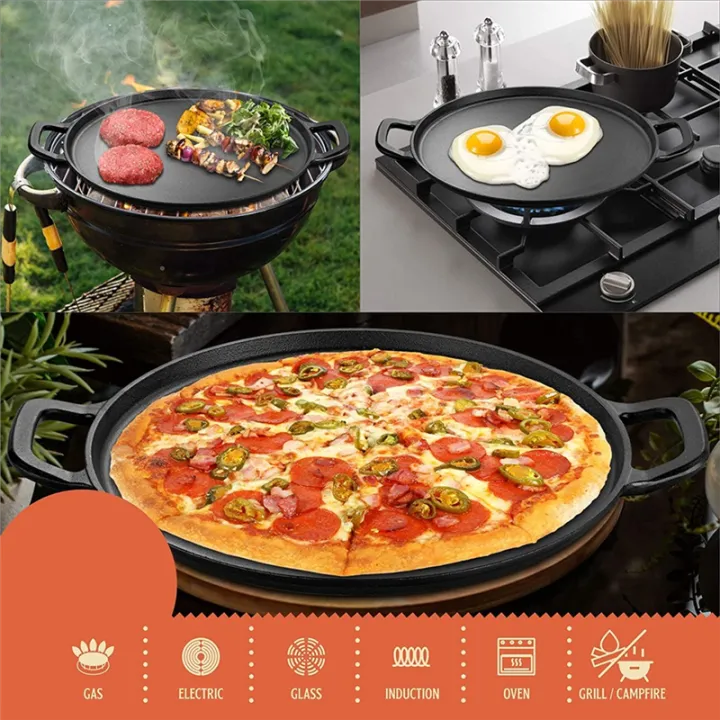 Cast%20Iron%20Pizza%20Pan%20Steel%20Pizza%20Cooker%20with%20Handles%20Deep%20Stone%20for%20Oven%20or%20Griddle%20for%20Gas,33x33cm%20-%20Image%202