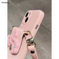 Sutuiying 3d Fancy Card Slot Soft Case for Iphone 15 14 12 Pro Max 2025 1311 X Xr 7 8 plus with Hanging Rope Silicone Cover. 