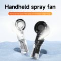 Powerful Rechargeable Portable Handheld Misting Fan with 4 Adjustable Speeds Low Noise Operation Mini Spray Fan Compact Lightweight Humidifier Spray Fan Outdoor Activities. 