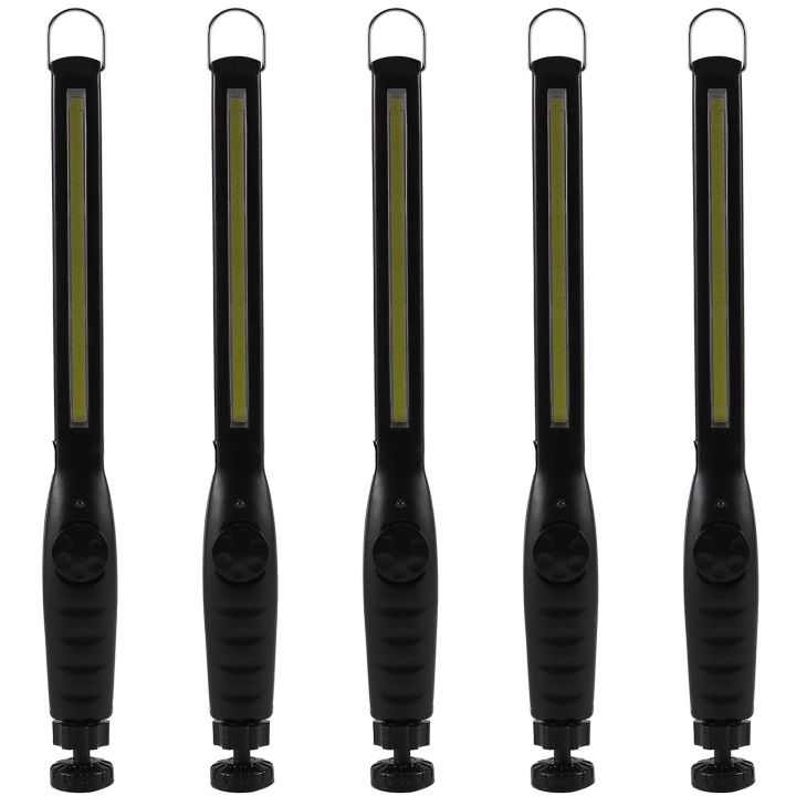fasdaga 5X Cob Multi-Function Flashlight Car Repair Light Outdoor USB Charging Hand Lamp