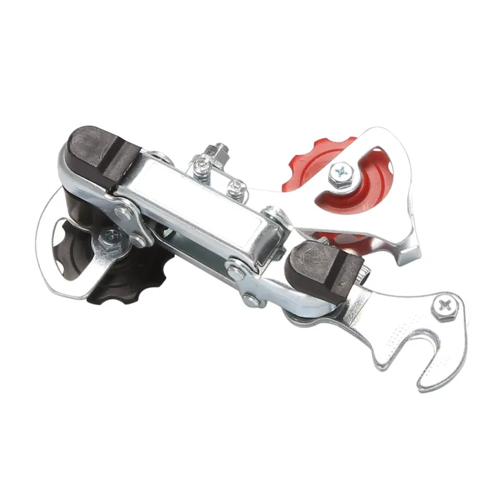 NAMUNY%202X%20Racing%20Bicycle%20Part%20Silver%20Tone%20Metal%203-7%20Speed%20Rear%20Derailleur%20-%20Image%204