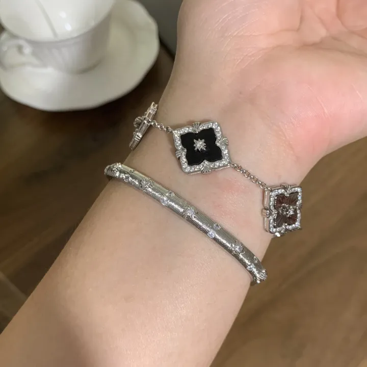 %E3%80%90Exclusive%20Offer%E3%80%91Italian%20Cloth%20Qi%20Latiras%20Bracelet%20Women's%20Stacked%20Tiger%20Eye%20Four-leaf%20Clover%20Bracelet%20Vintage%20Maillard%20Style%20-%20Image%204