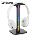 Sutuiying Fashion Anrushide RGB Gaming Headphone Stand Rack 6 Monochrome Modes Gamer Headset New Display Stand Headset Holder Hanger Earphone Accessories. 