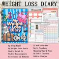 High Quality Fitness Tracker Weight Loss Plan Book 12 Weeks Wellness Planner Fitness Journal 104 Pages Goal Setting Diet Meal Notepad Health. 