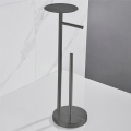 Freestanding Toilet Roll Holders Stainless Steel Anti-Rust Standing Toilet Paper Stand with Heavy, Easy to Use Brushed Silver. 