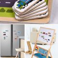 Wooden Magnetic Puzzle Animal and Traffic Vehicle Game Children Baby Early Educational Learning Toys Jigsaw for Kids. 