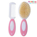Mumlove Baby Brush Set - Newborn Hair Brush, Soft Bristle Hair Brush, Shampoo Scrubber, Silicone Hair Scrubber, Shower Scalp Combs. 