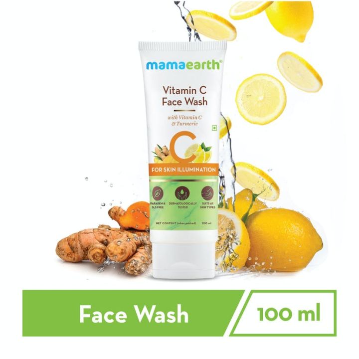 Mamaearth%20Vitamin%20C%20Face%20Wash%20With%20Vitamin%20C%20&%20Turmeric%20for%20Skin%20Illumination%20100%20ml%20-%20Image%2010