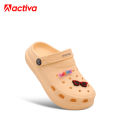 Activa Clogs for Kids | Crocs  for Kids | 2 Cartoon Charm | EFK001 (20X23). 