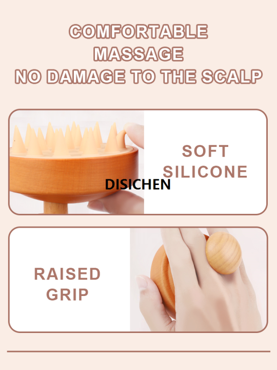 DISICHEN%20Silicone%20Shampoo%20Brush%20Wood%20Handle%20Scalp%20Massage%20Comb%20Women%20Hair%20Washing%20Comb%20SPA%20Bath%20Shower%20Brush%20Salon%20Hairdressing%20Tool%20New%20style%20-%20Image%202