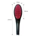 Ceramic Hair Straightener Brush Fast Straightening hair Electric Comb Flat Iron LCD Display Digital Heating hair Brush Gift 906. 