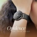 Linman Noise Diva 2 Fashion Smart Watch for Women - Sleekest Dial, 36mm AMOLED Display, Snug Fit, Imp【2025 Version】roved Female Cycle Tracker, BT Calling, Sleep Tracking, AI Voice Assistant, Password Protection. 
